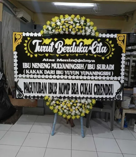 Papan Bunga Duka Ciamis