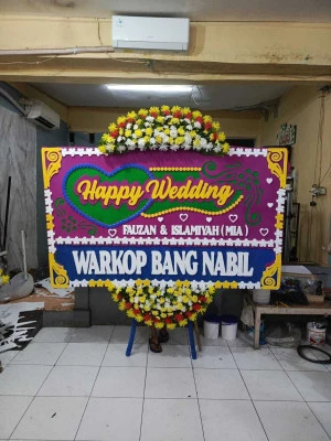 Papan Bunga di Ciamis