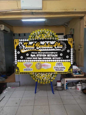 Papan Bunga di Ciamis